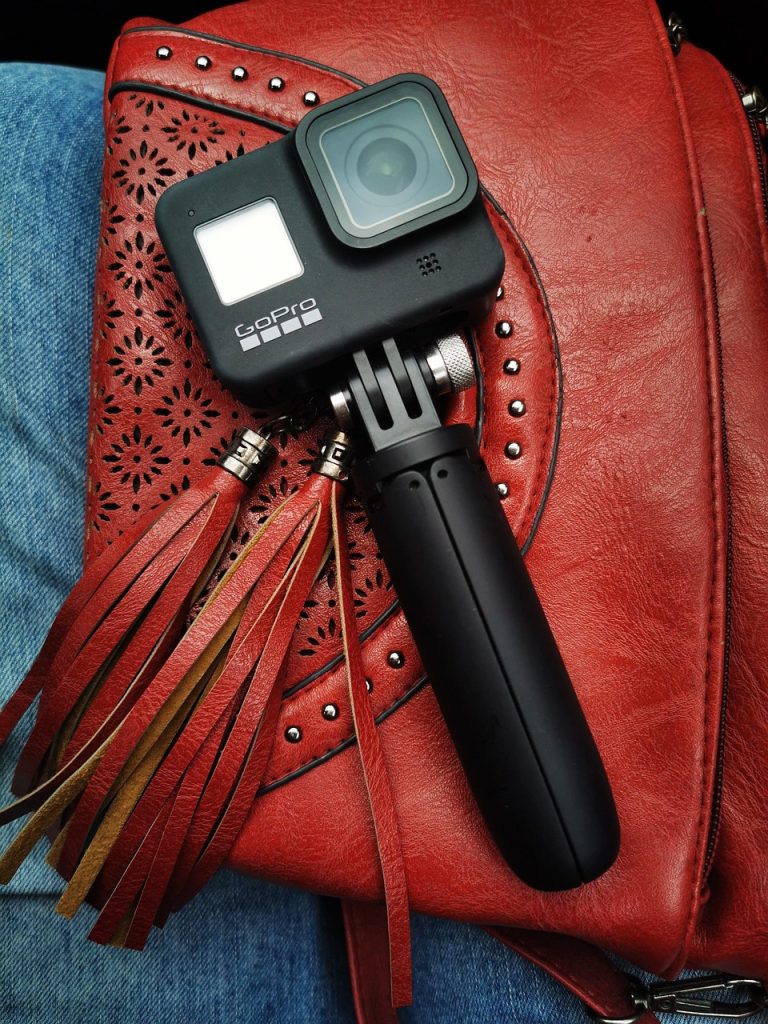 montage caméra moto